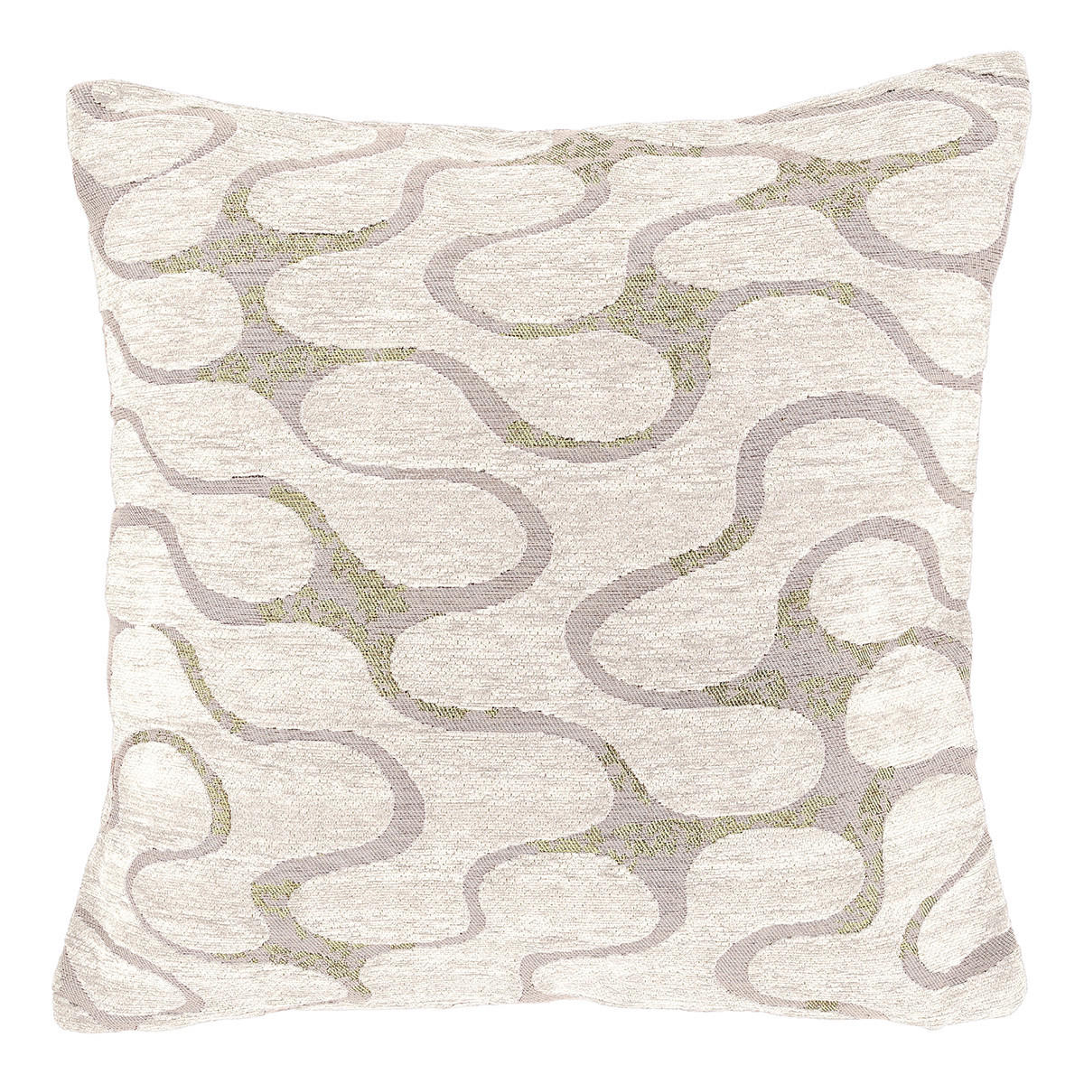 DEKOKISSEN Lux Weiß 45/45/8 cm - Weiß, Textil (45/45cm) - Unique Living