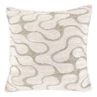 DEKOKISSEN Lux Weiß 45/45/8 cm - Weiß, Textil (45/45cm) - Unique Living