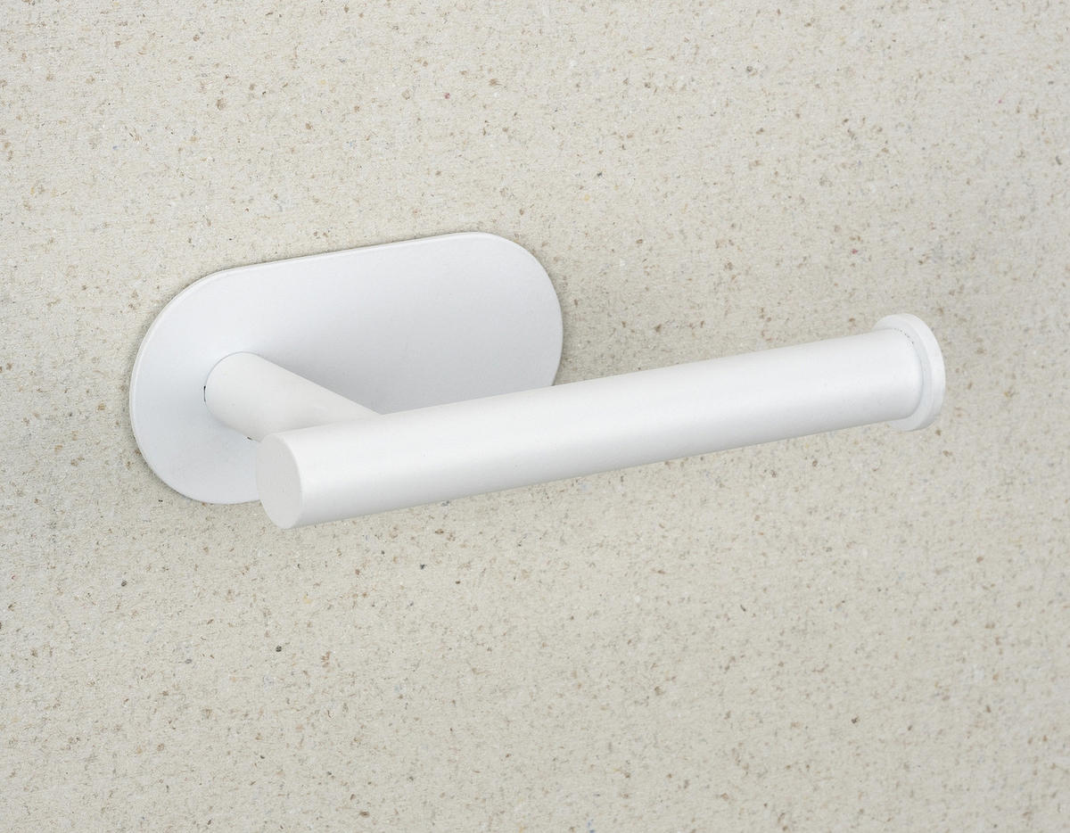 TOILETTENPAPIERHALTER Turbo - Loc Orea Shine 7/16/4,5 cm - Weiß, Metall (16/4.5/7cm) - Wenko