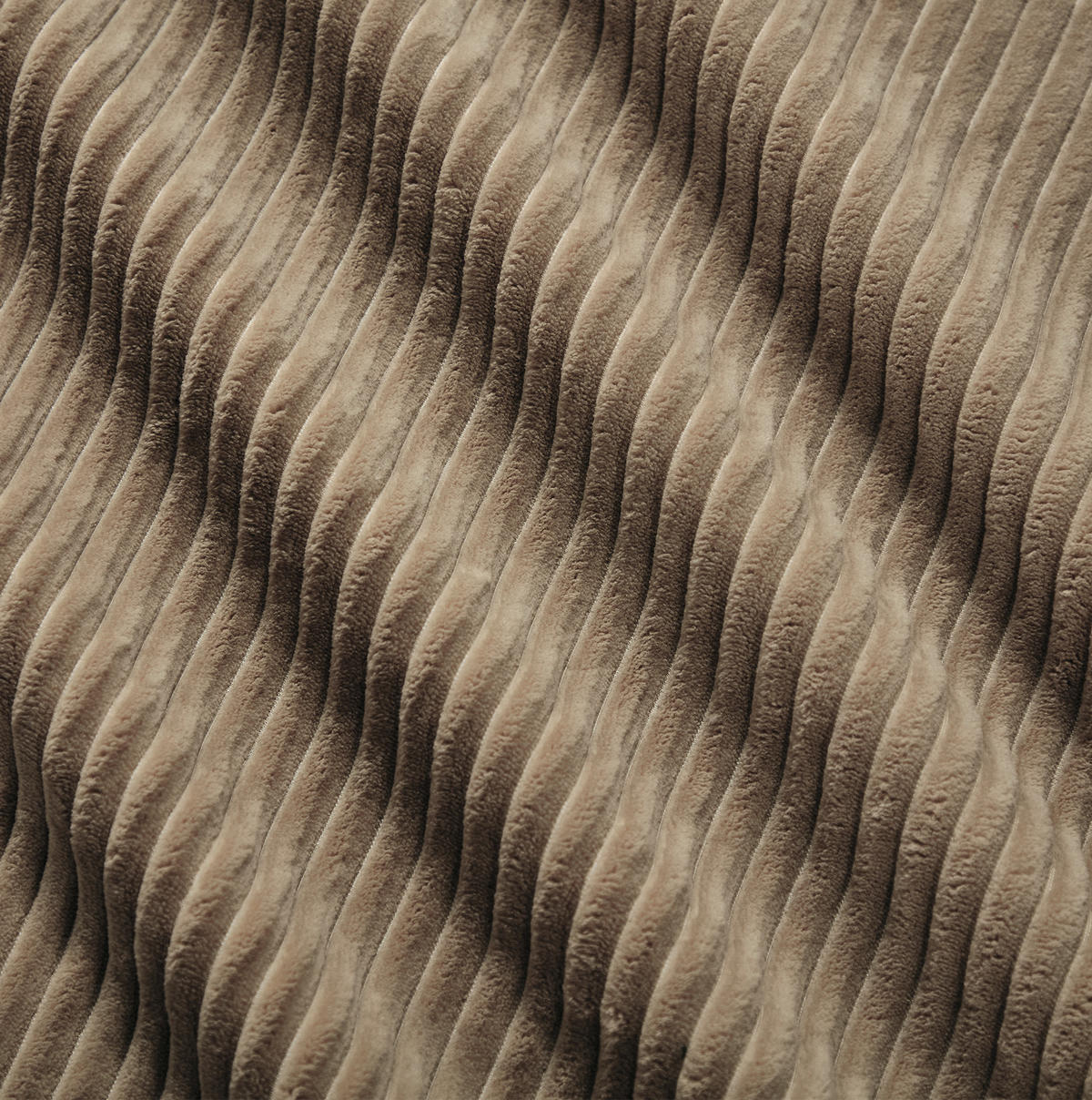 WOHNLANDSCHAFT 297/177/69 cm in Braun aus Cord mit modularem Design - Braun, Textil (177/69/297cm) - Flora Grace