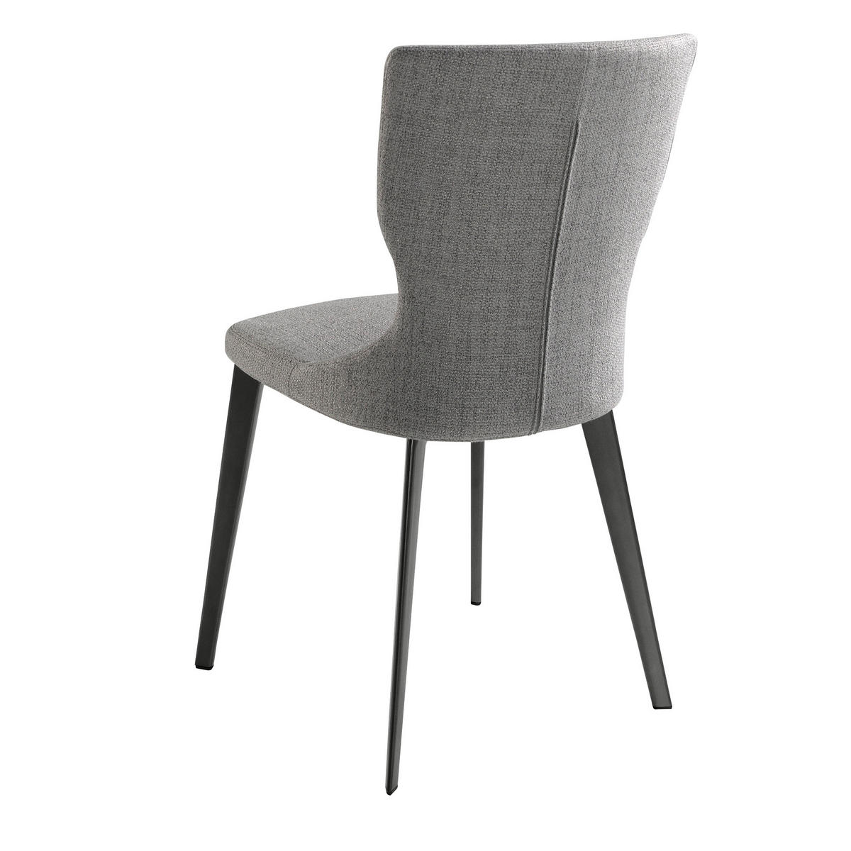 STUHL Stuhl aus grauem Stoff 45/57/84 cm - Anthrazit/Grau, Textil (45/84/57cm) - ANGEL CERDA