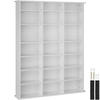 CD/DVD Regal Stevie,105,5 x 19 x 136,5 cm,weiß matt - Weiß, Holz (19/136.5/105.5cm) - tectake