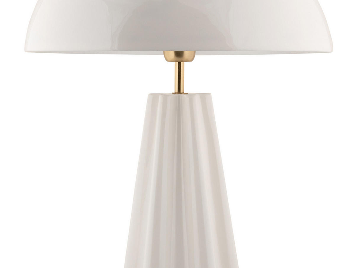 TISCHLAMPE Amplio 40/40/55 cm - Weiß, Metall (40/40/55cm) - Leitmotiv