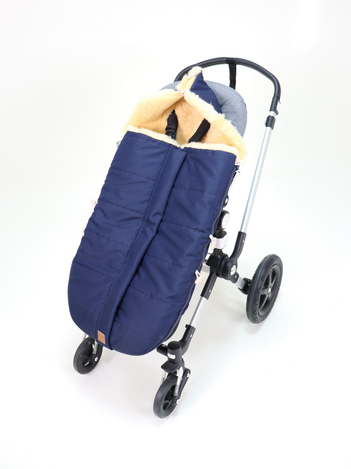 LAMMFELL-FUSSSACK Allex, navy - Blau, Fell (48/105cm) - Kaiserbaby