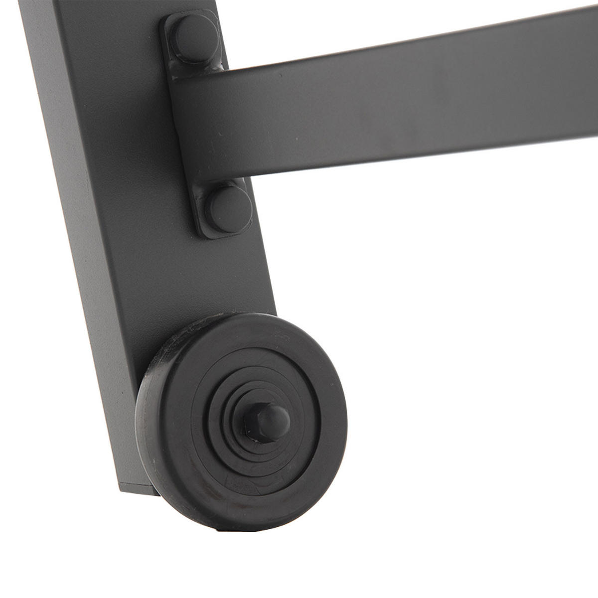 SONNENLIEGEN Barbados Schwarz und Anthrazitgrau 2er-Set - Schwarz, Metall (61/95/198cm) - Happy Garden