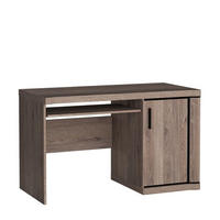 SCHREIBTISCH MALAGA 126x61x77 cm Bürotisch Computertisch, Braun - Braun, Holzwerkstoff (61/126/77cm) - MASSENO