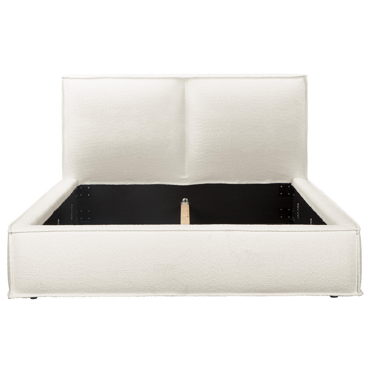 POLSTERBETT - Weiß, Textil (140/200cm) - home24