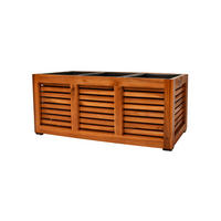 PFLANZKASTEN 28x79 cm, Braun, Akazienholz - Braun, Holz (28/28/79cm) - dasmöbelwerk