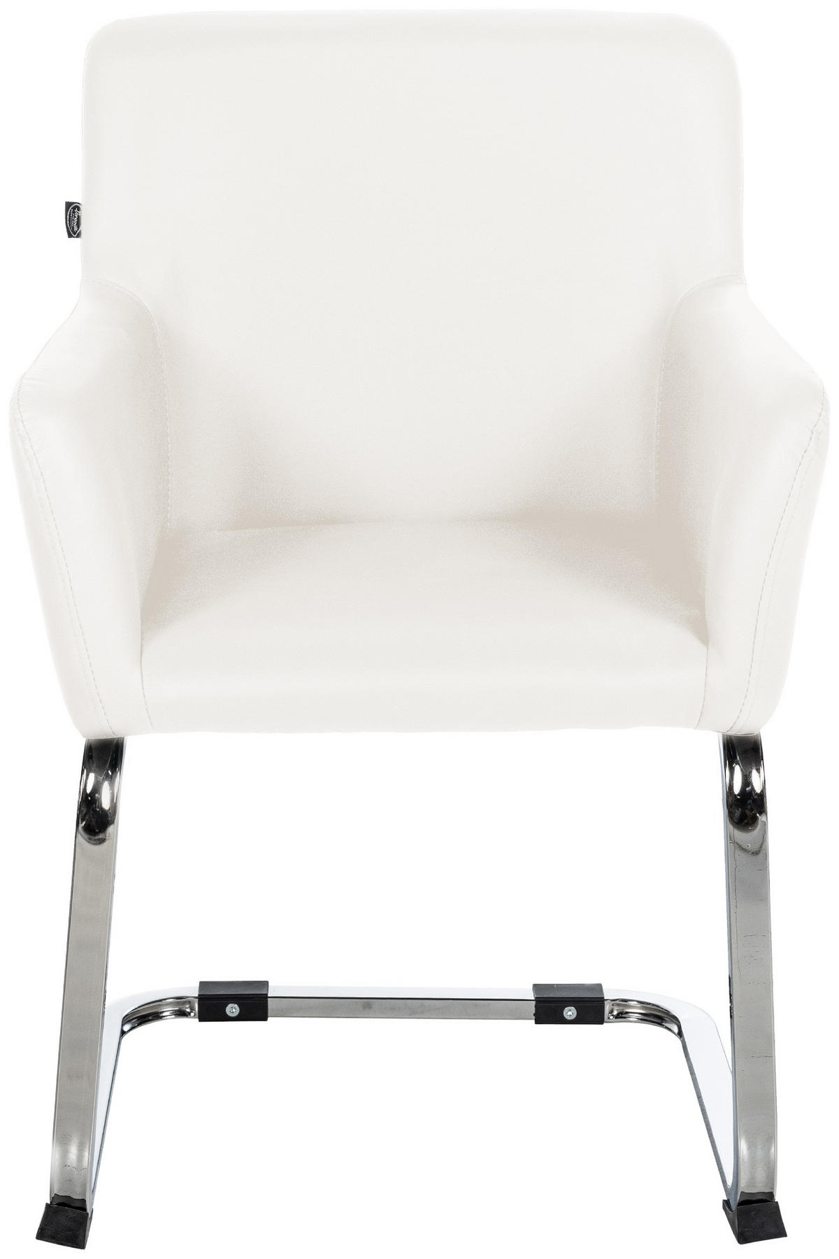 STUHL Pukki Kunstleder weiß - Weiß, Kunststoff (57/87/58cm) - TPFLiving