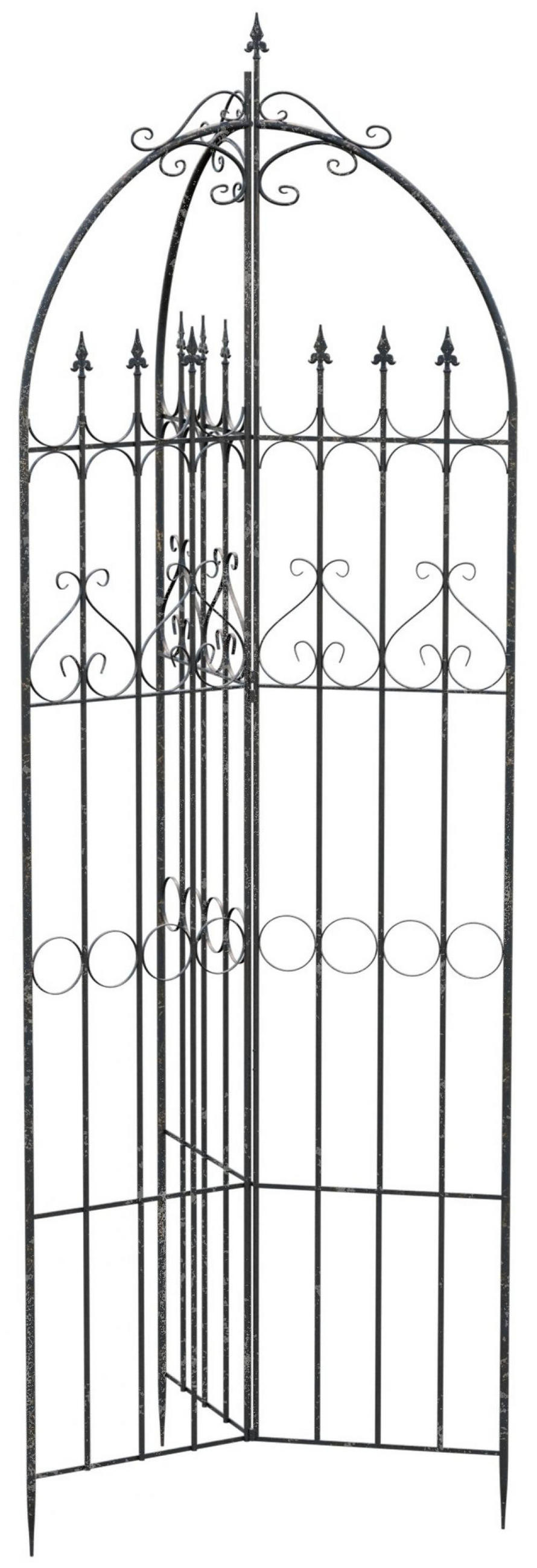 RANKGITTER Metall Bronze - Bronzefarben, Metall (70/234/70cm) - CLP
