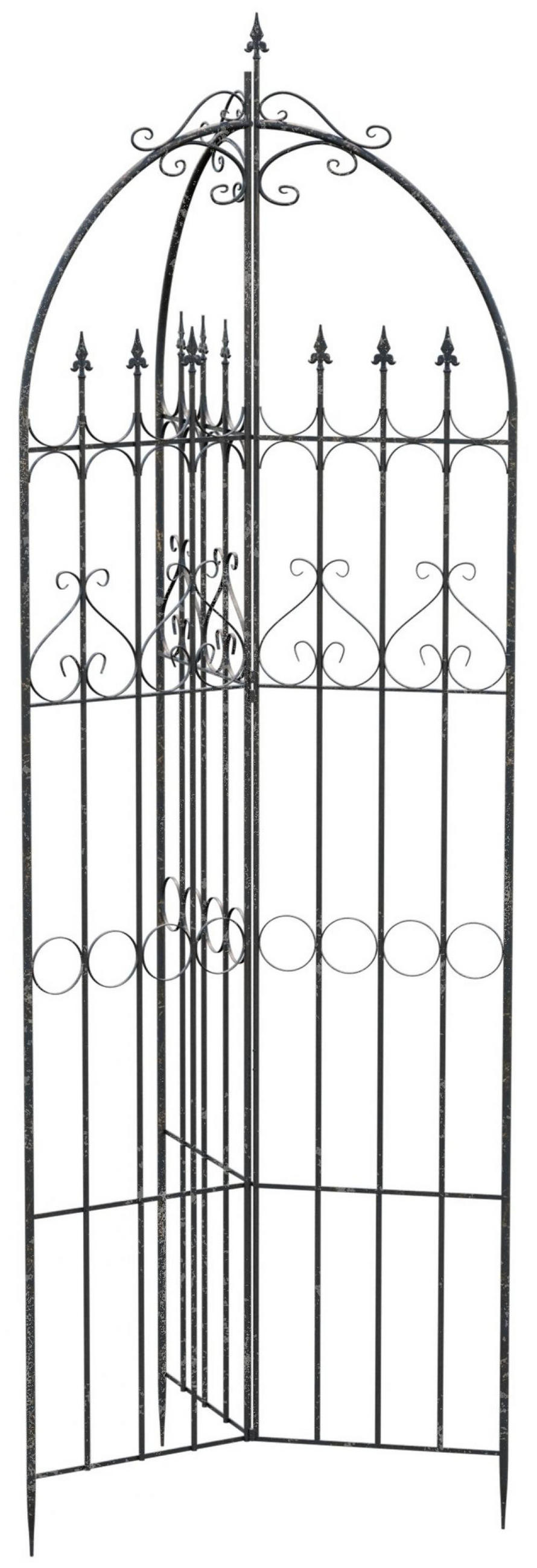 RANKGITTER Metall Bronze - Bronzefarben, Metall (70/234/70cm) - CLP
