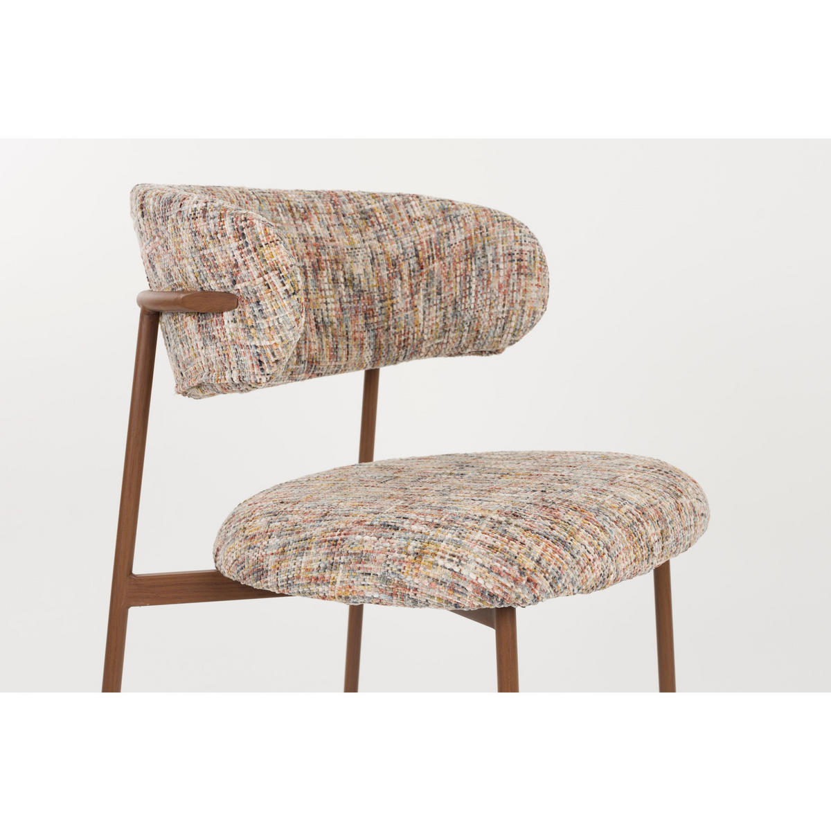 ESSZIMMERSTUHL Claes Mehrfarbig - 2 er Set - Beige, Textil (56.5/78.5/57.5cm) - Housecraft Living