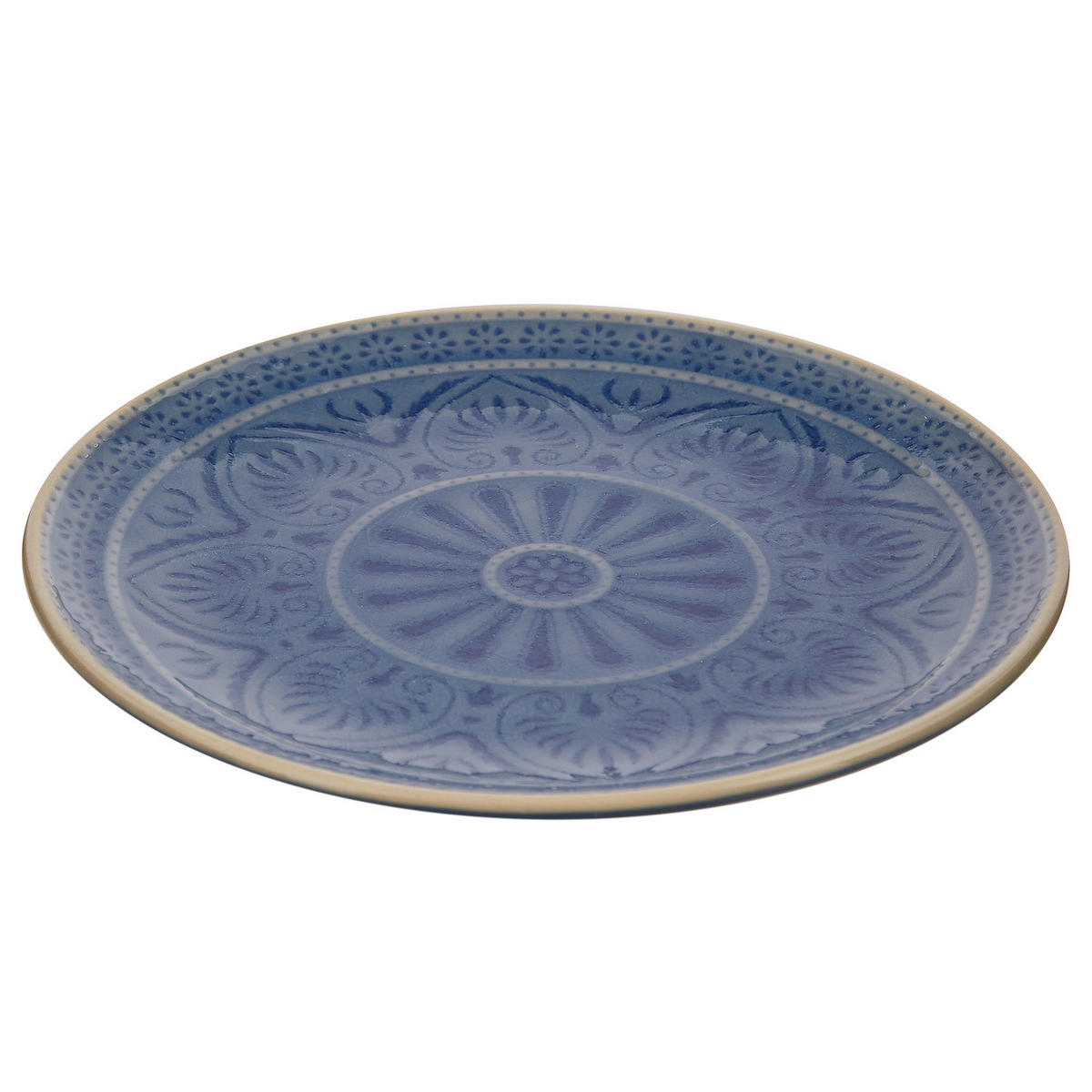 TELLER (6er Set) Sumatra - Blau, Keramik (21/21/2cm) - Butlers