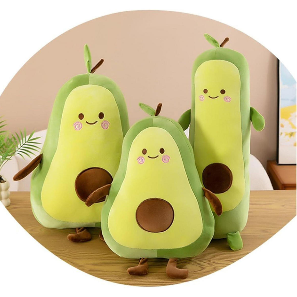 KUSCHELTIER Avocado 35 cm - Grün, Textil (15/35cm)