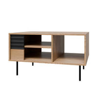 KLUB STOLIĆ Astra Drvo i crno - crna, drvni materijal (60/96.6/55cm) - Petits-meubles