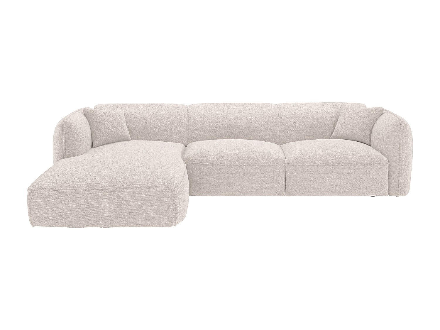 SCHLAFSOFA - 5 Personen - stoff - beige Camilio - Beige, Textil (274/74/174cm) - Vente-Unique