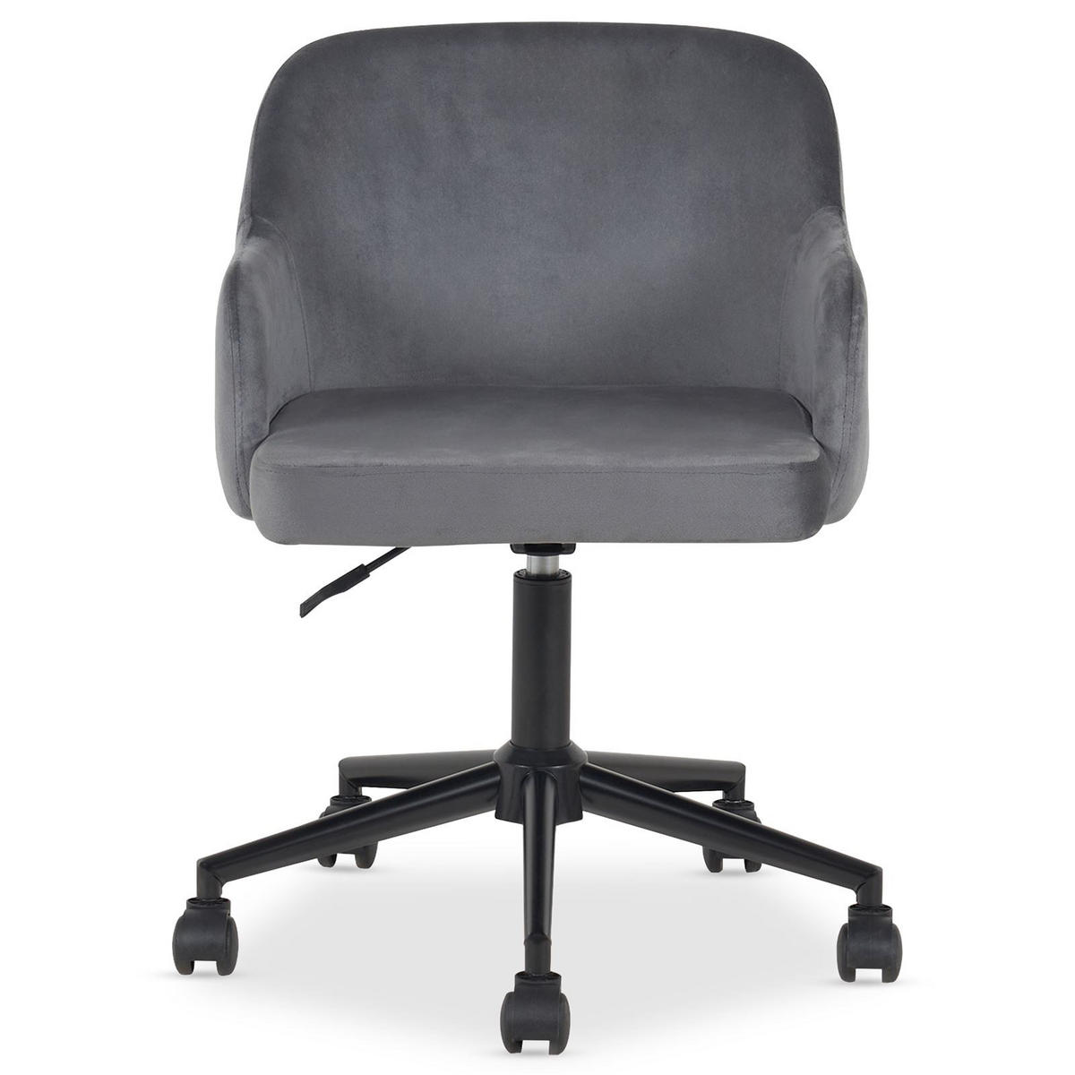 HOME-OFFICE DREHSTUHL OLIVER HELLGRAU - Hellgrau, Textil (52/87/56cm) - IDIMEX