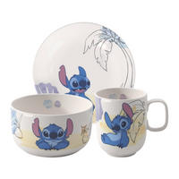 KINDERGESCHIRR-SET Disney Stitch bunt 3er Set - Multicolor, Keramik (2/2/2cm) - Villeroy & Boch