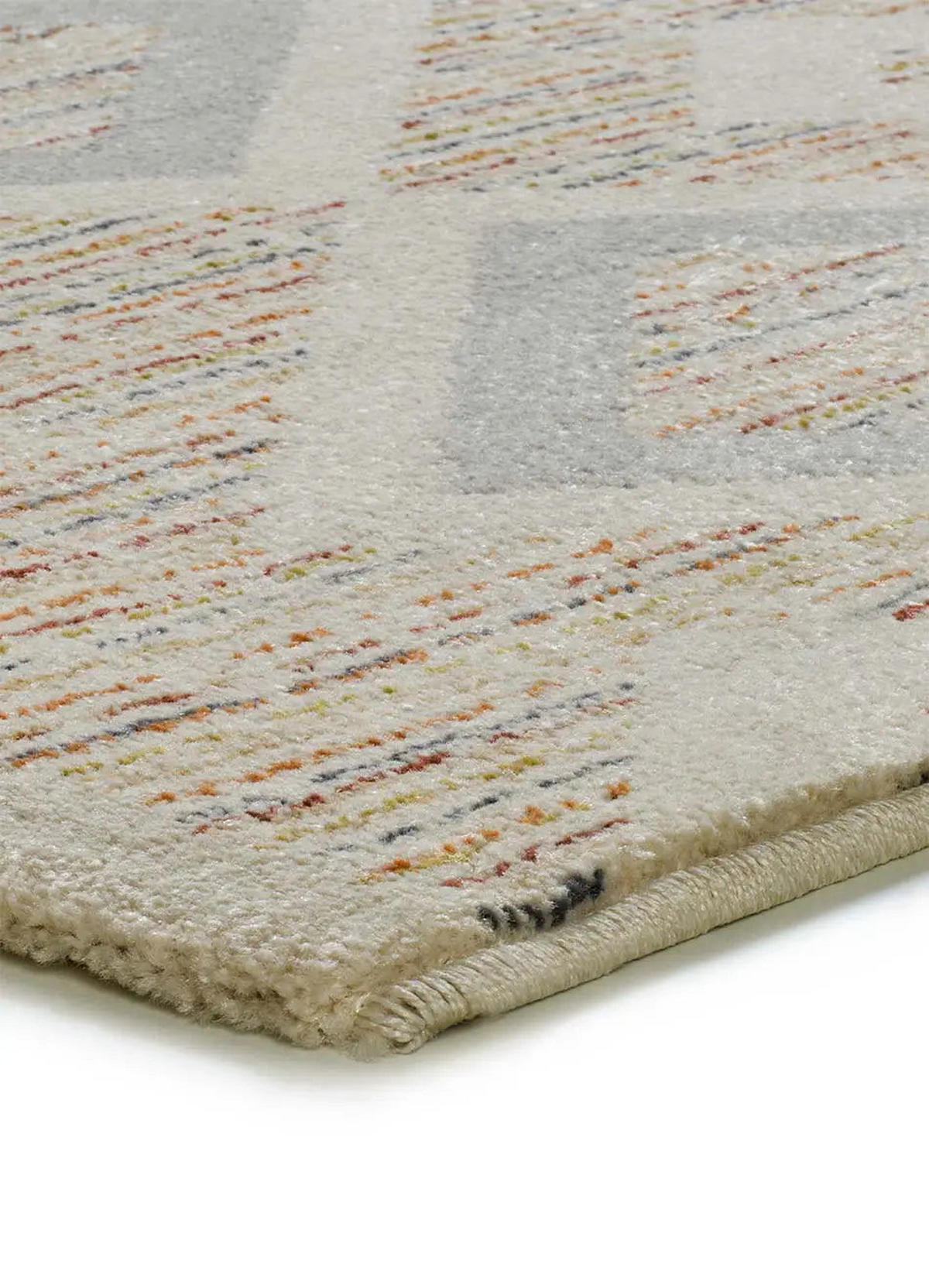 WEBTEPPICH Mehrfarbig Siroco 80/200 cm - Beige/Multicolor, Naturmaterialien/Textil (80/200cm) - Atticgo