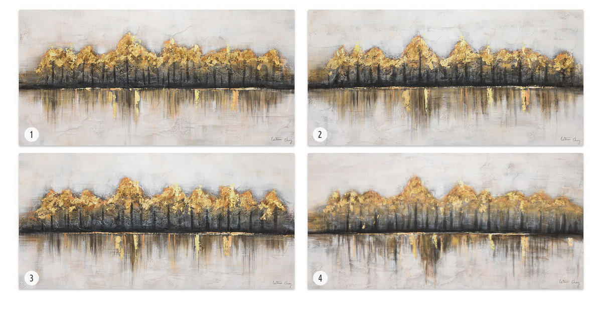 ÖLGEMÄLDE 120/60 cm - Braun, Holz/Textil (1.98/60cm) - KUNSTLOFT