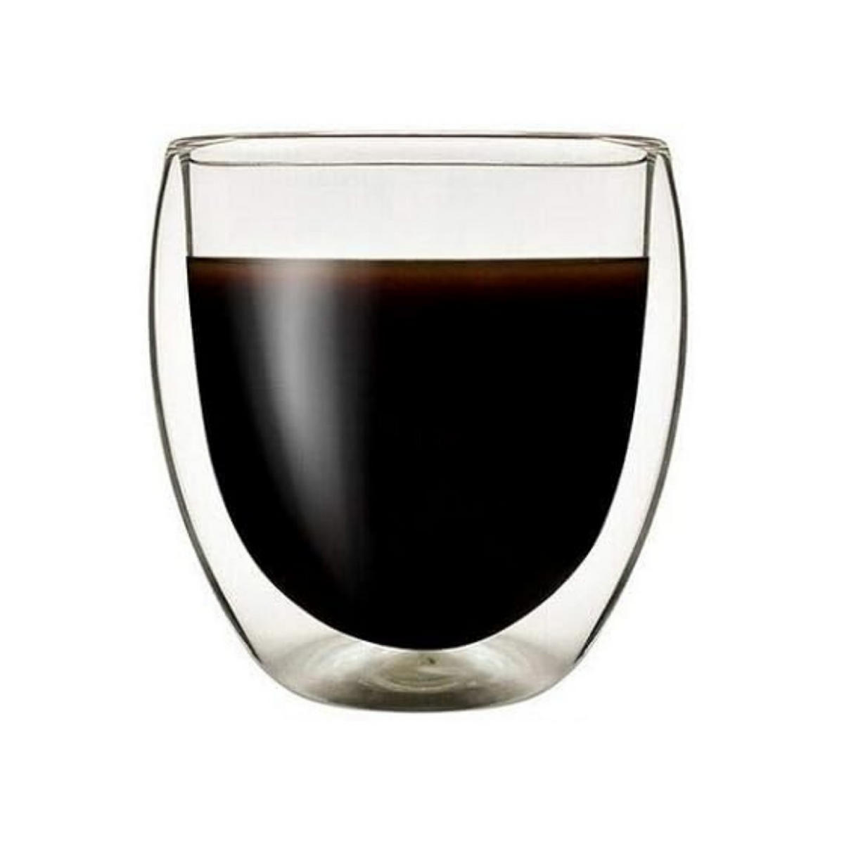 ESPRESSOGLÄSER – Klasique Doppelwandige Espresso Gläser 100 ml – 6er Set, Borosilikat, Thermogläser, Schwebeeffekt, Hitzebeständig, Spülmaschinenfest - Transparent, Glas (0.1L)