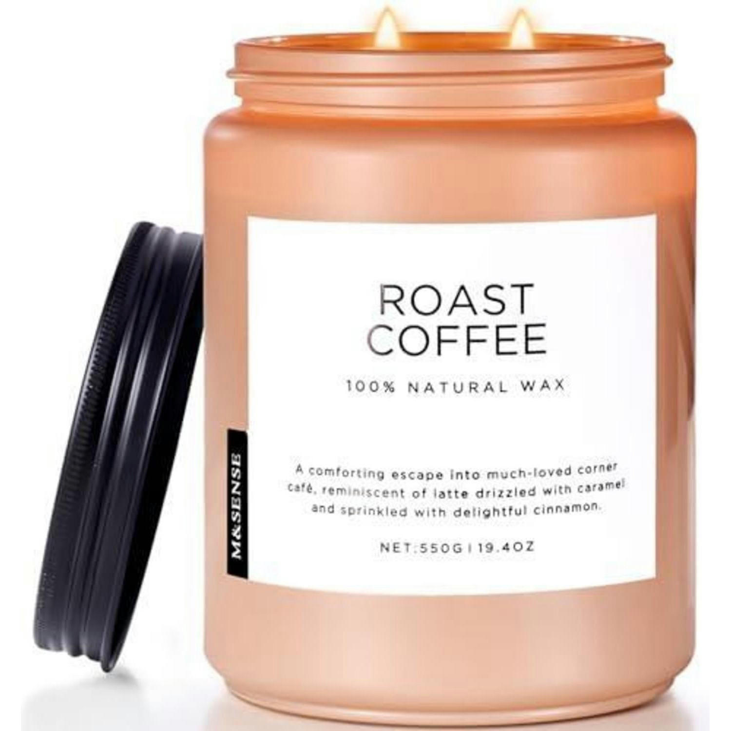 DUFTKERZE Gerösteter Kaffee 550g - Beige, Paraffin (12cm)