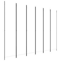 PARAVENT 6-TLG. Weiss 300/220 Cm Stoff - Weiß, Textil (300/220/300cm) - vidaXL