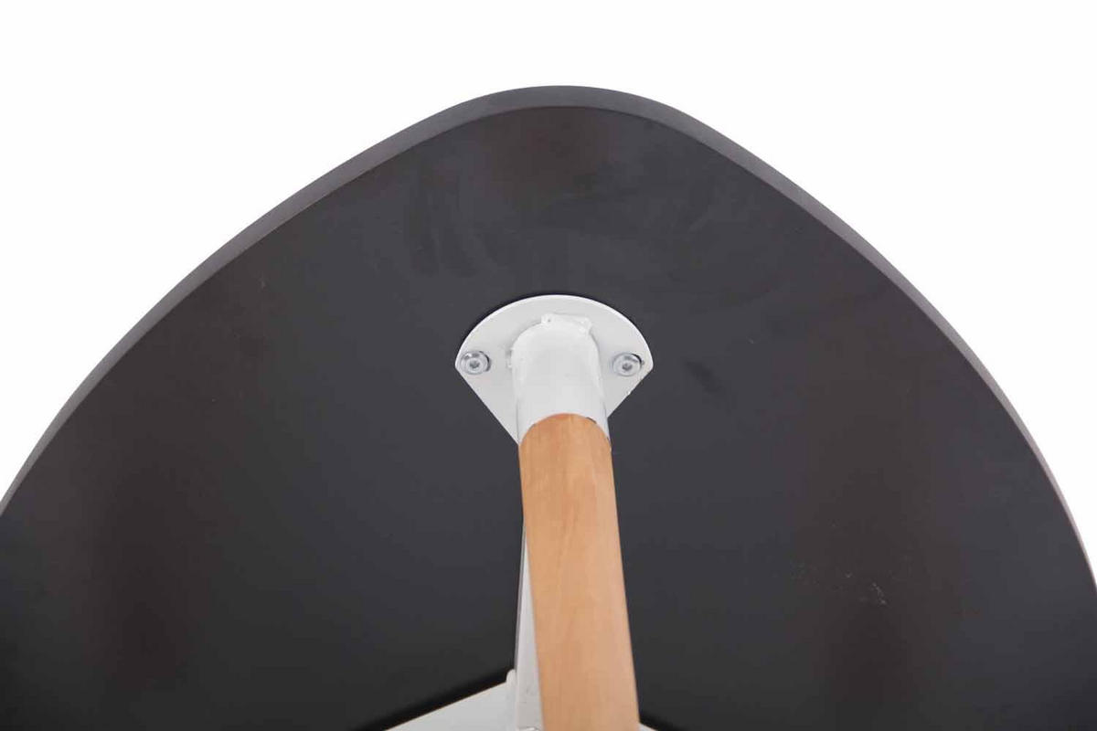 KONSOLENTISCH Holz schwarz - Schwarz, Holz (60/60/75cm) - CLP