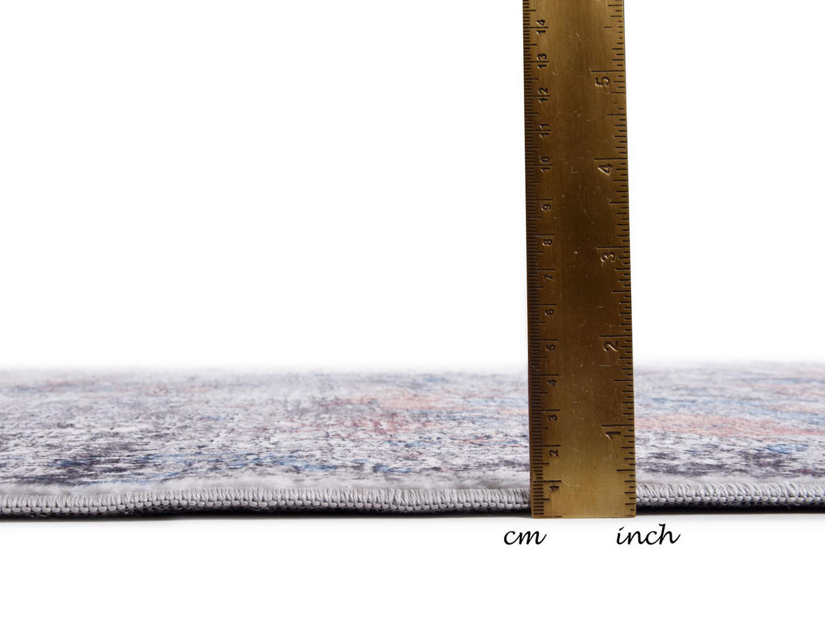 KURZFLORTEPPICH Rachele 140x200 cm - Grau, Textil (140/200cm) - Gino Falcone