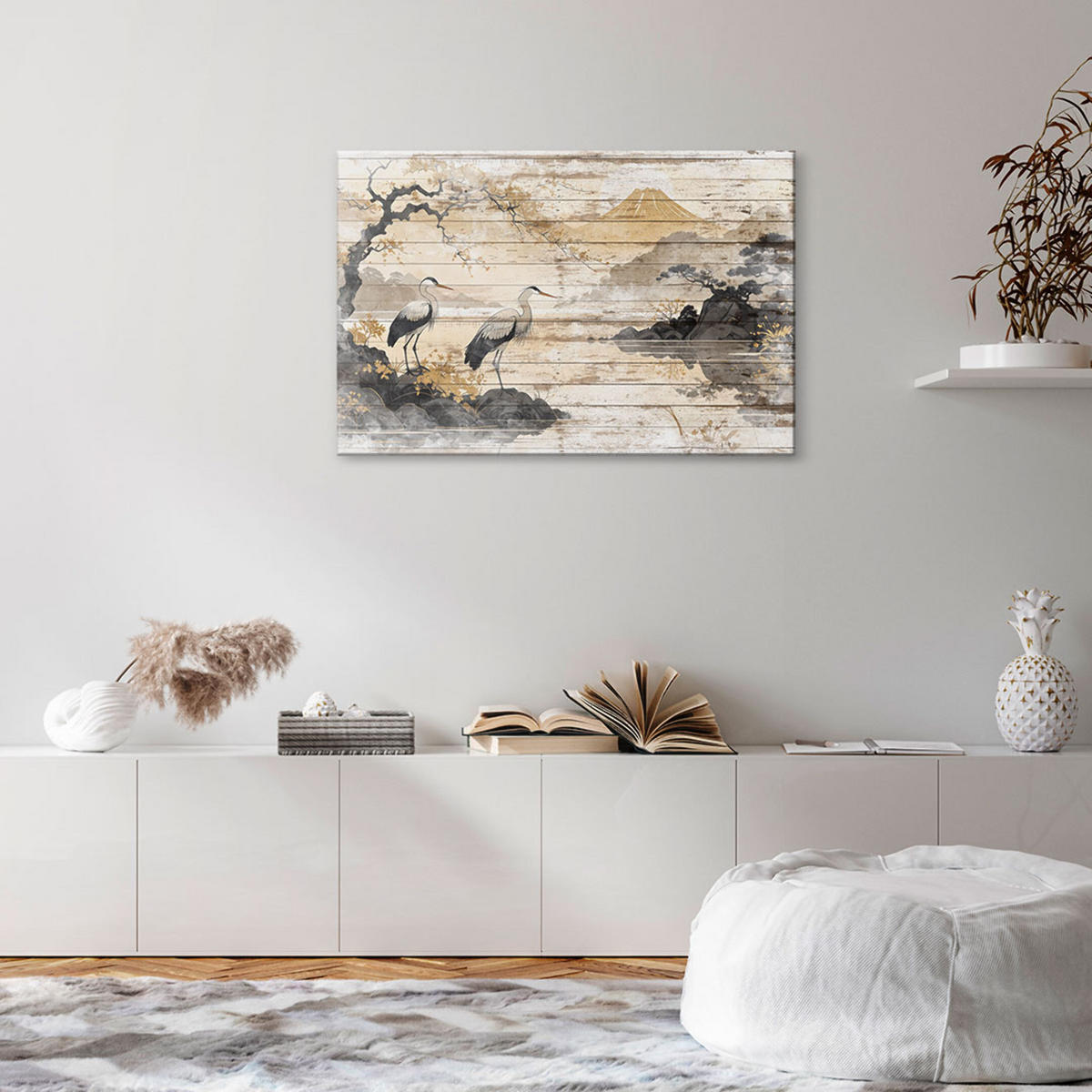 LEINWANDBILD Japanische 120x80 cm - Multicolor, Holz (120/80cm) - LUMASOUL