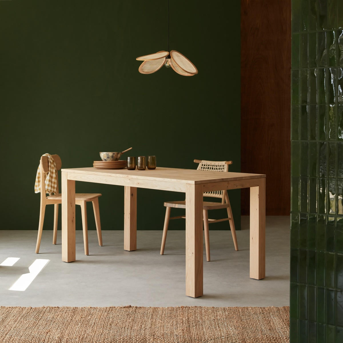 TISCH Eden Natur aus Eiche - Naturfarben, Holz (75/150/75cm) - Tikamoon