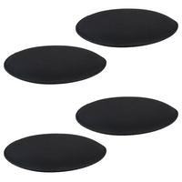 SITZKISSEN LESLIE 4ER-SET - Schwarz, Textil (35/35/2cm) - IDIMEX