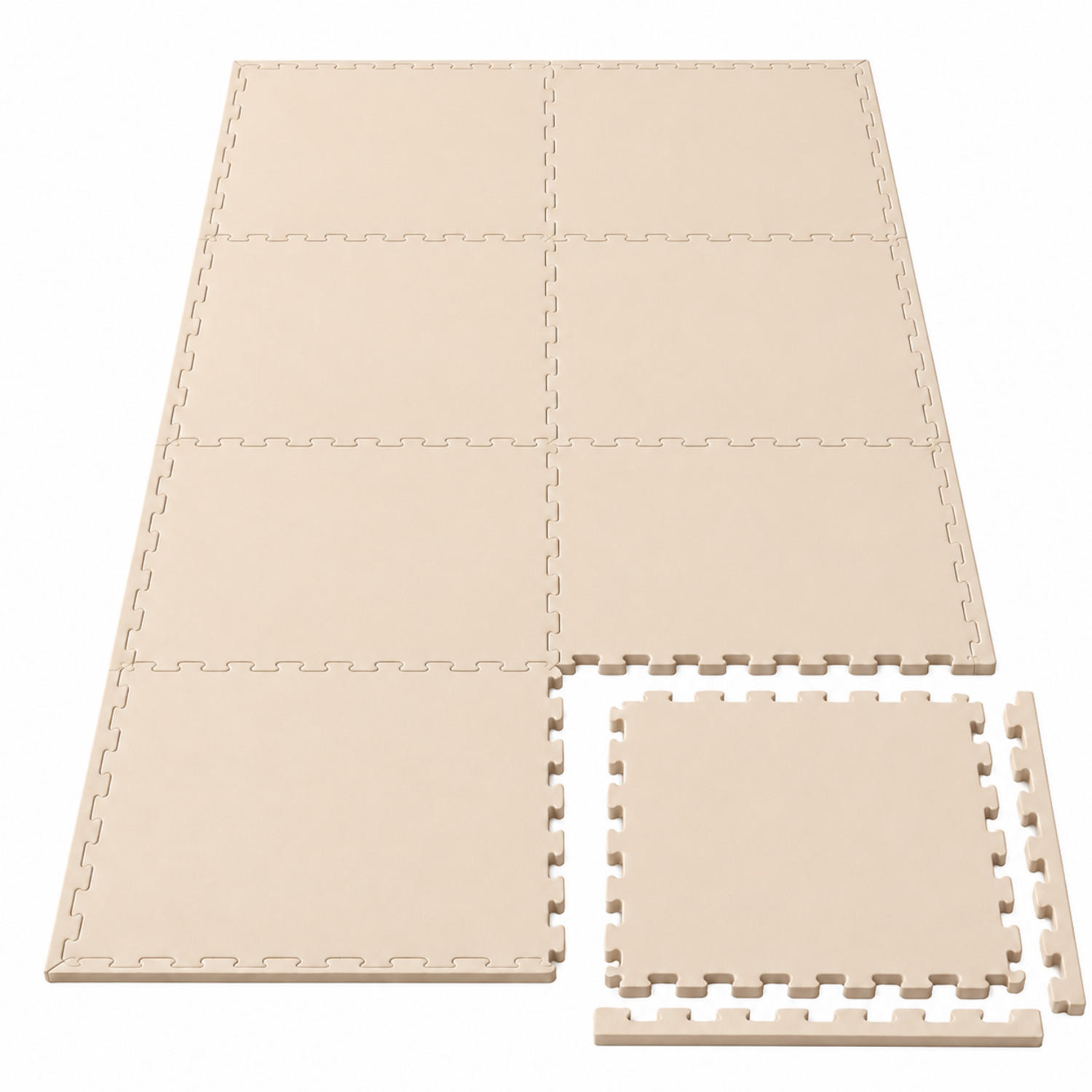 Littletom Spielmatte Beige 50x50 cm