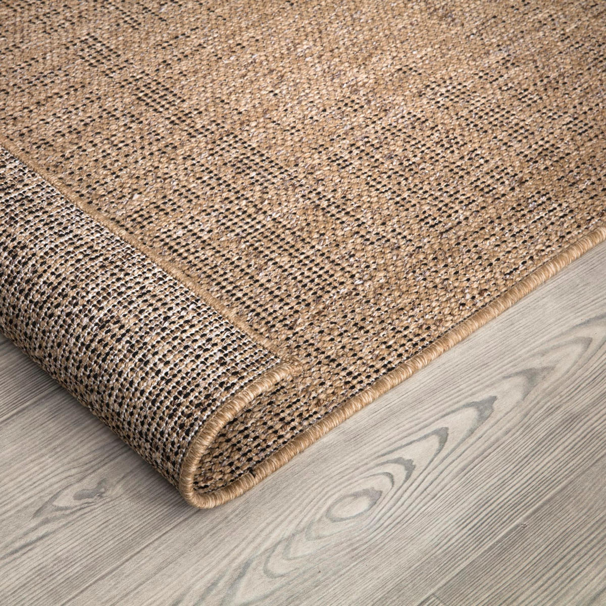 FLACHWEBTEPPICH, meliert, aus Polypropylen, Beige, 200 x 280 cm - Beige, Textil (280/200cm) - KADIMA DESIGN