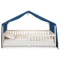 BETTHIMMEL FÜR HAUSBETT LIAN blau - Blau, Textil - IDIMEX
