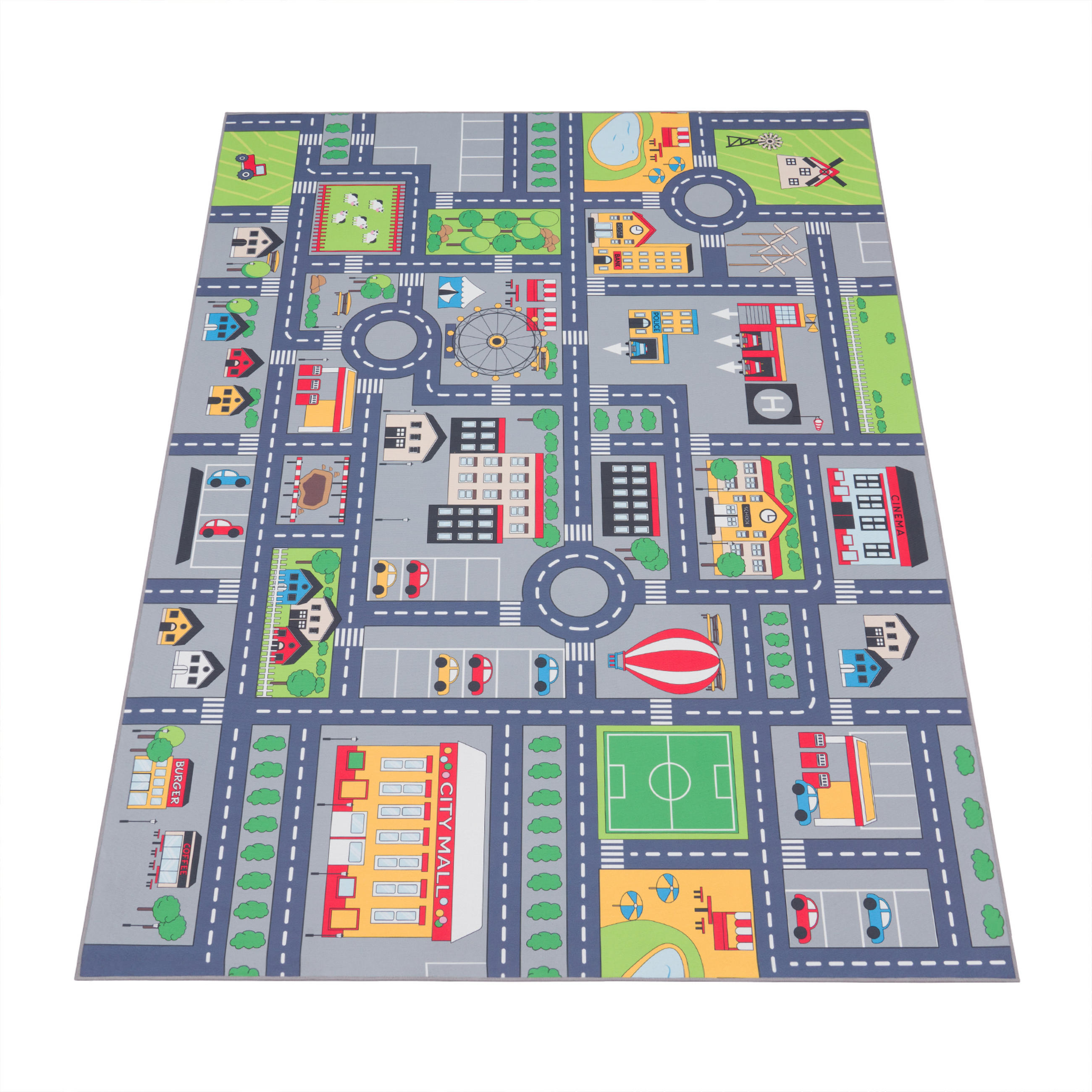 Paco Home Kinderteppich Grau 240x340 cm