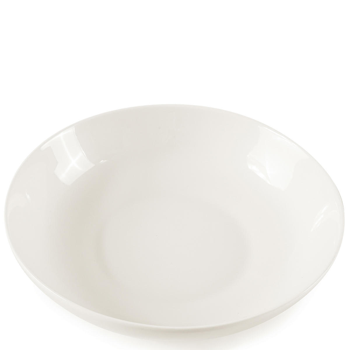 TELLER-SET SUPPENTELLERSET AD BELLA 6-tlg ,Porzellan, ecru - Ecru, Keramik (20cm) - KONSIMO®