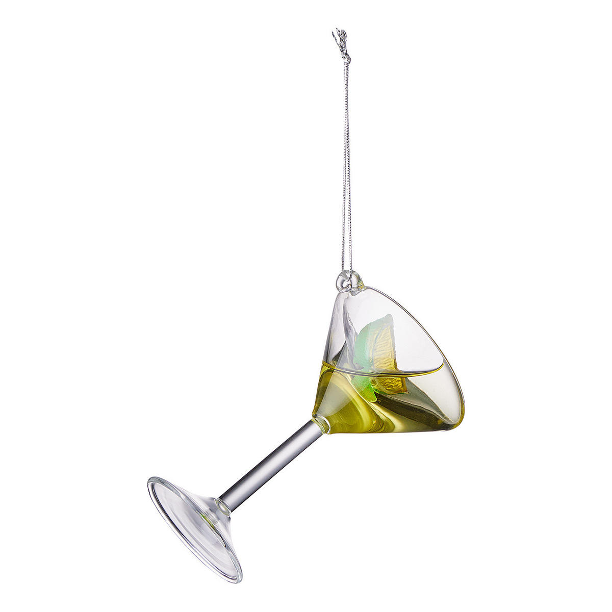 BAUMANHÄNGER Hang On Martini Cocktail - Gelb, Glas (6/10/6cm) - Butlers