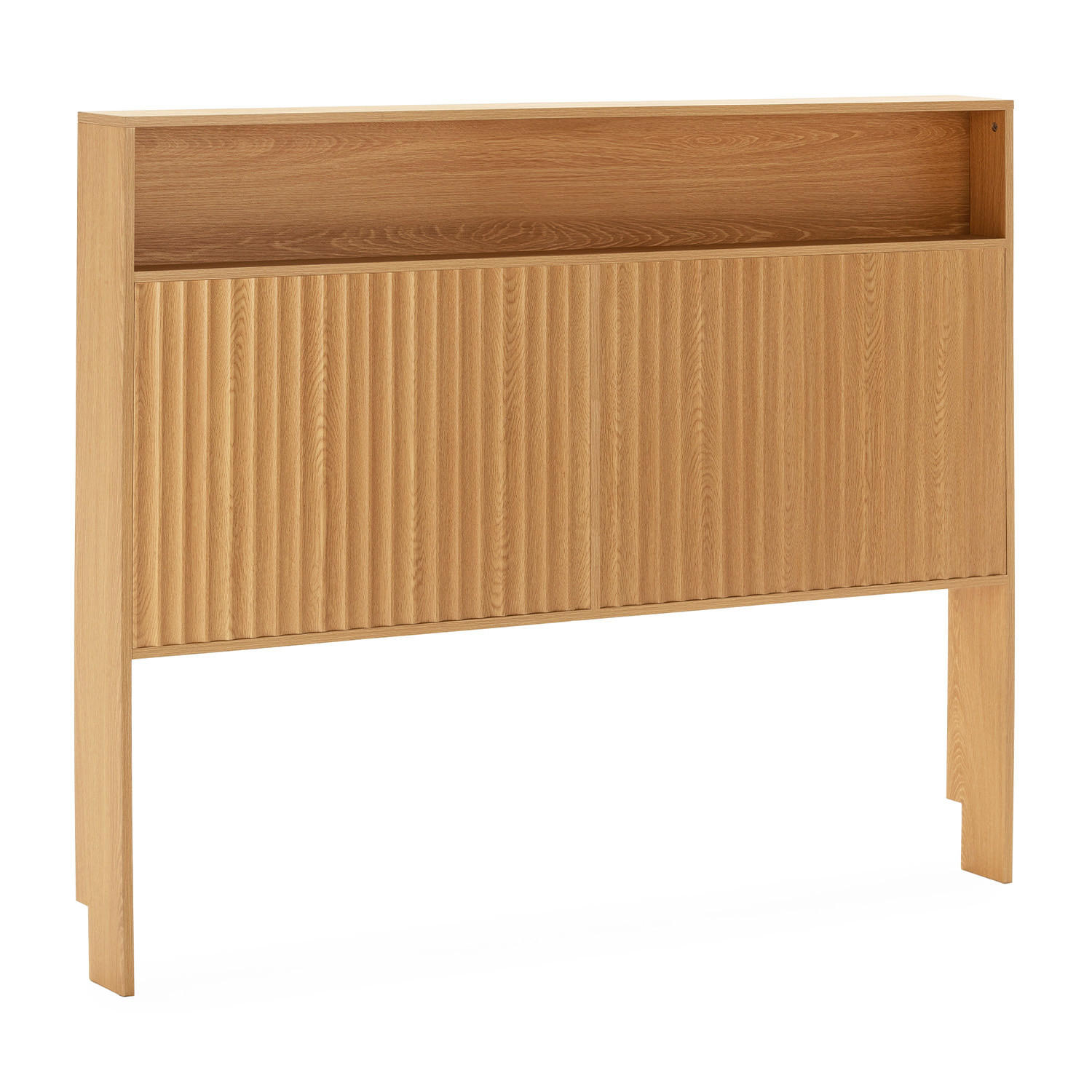 KOPFTEIL Lluvia 165 cm Eichenfarbe - Honigeiche, Holzwerkstoff (15/165/165cm) - VS Venta-stock