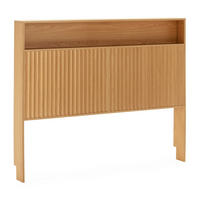 KOPFTEIL Lluvia 145 cm Eichenfarbe - Honigeiche, Holzwerkstoff (15/145/145cm) - VS Venta-stock