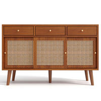SIDEBOARD 120/40/78 cm Walnussfarben aus MDF mit 3 Schubladen und 3 Türen - Eichefarben, Holzwerkstoff (40/78/120cm) - OKMYHOME