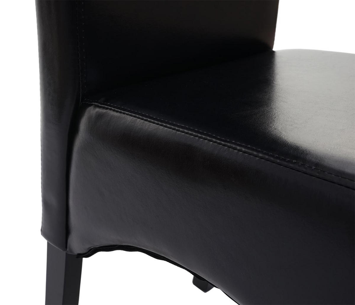 ESSZIMMERSTUHL Schwarz - Schwarz, Holz (44/100/56cm) - MCW