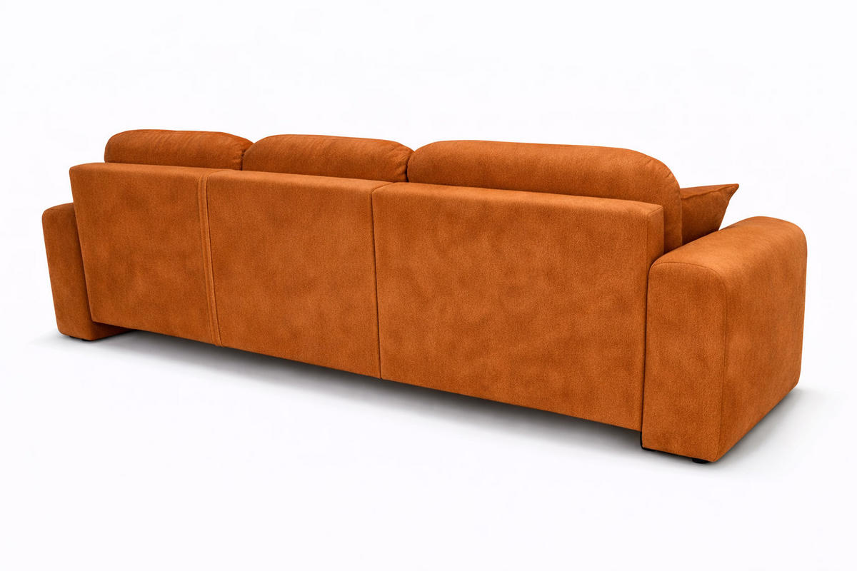 ECKSOFA Mit Schlaffunktion Und Bettkasten, Sofa L-Form Bingo L, Veloursstoff Salvador, Braun, Rechts - Braun, Holz (250/142cm) - Kaiser Möbel