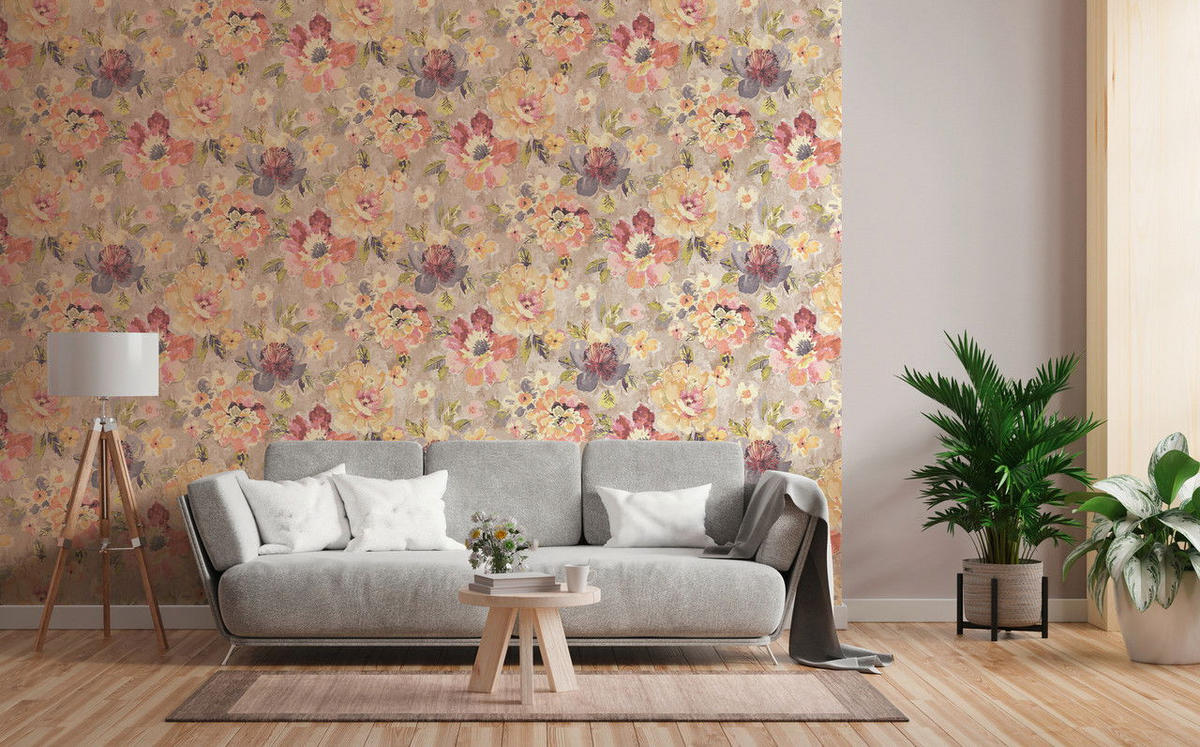 VLIESTAPETE Grau 53/1005 cm - Grau, Textil (53/1cm) - KUNSTLOFT