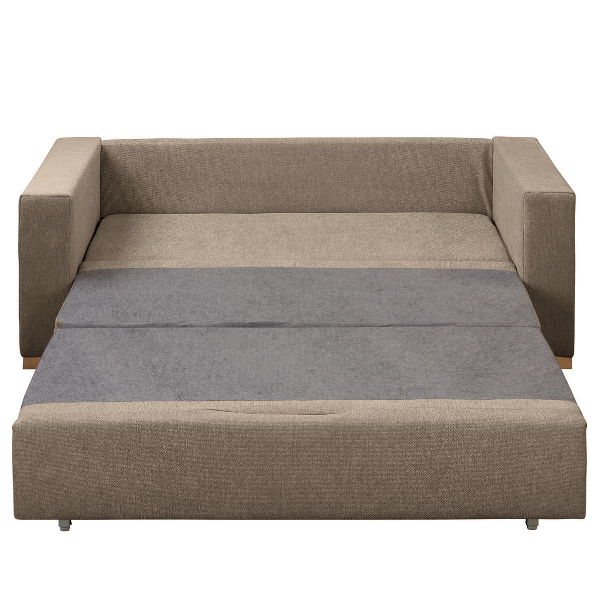 SCHLAFSOFA - Buchefarben/Cappuccino, Holz/Buchenholz (153/90/90cm) - home24