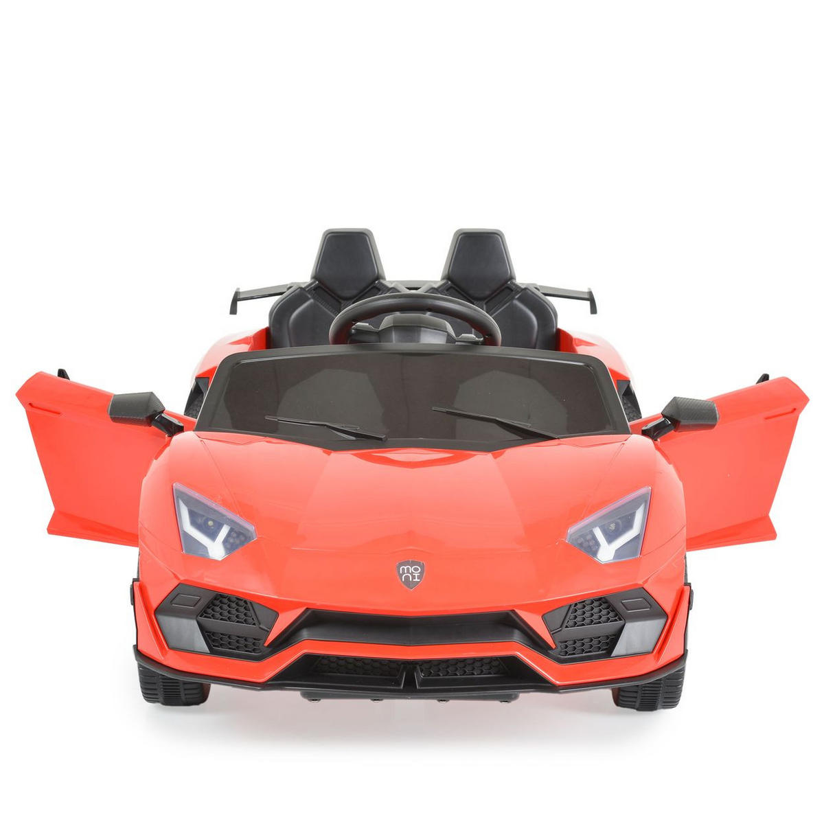 ELEKTROAUTO Chiara rot Fernbedienung zwei Motoren Kunststoffreifen - Rot, Kunststoff (106/56/45cm) - Moni