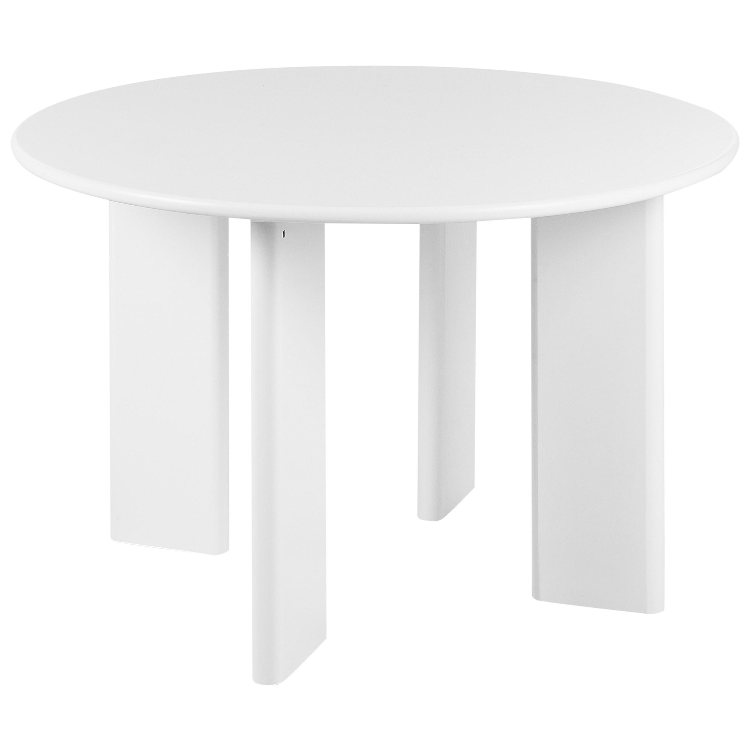 ESSTISCH 120/120 cm Weiß Cosmo - Weiß, Holzwerkstoff (120/120/75cm) - Beliani