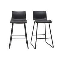 BARHOCKER Design Schwarz H65 ONA - Schwarz, Kunststoff (55/89/47cm) - Miliboo