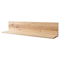 WANDREGAL Wildeiche 120x22x24 beige geölt KENT #212 - Beige, Holz (120/24/22cm) - Massivmoebel24