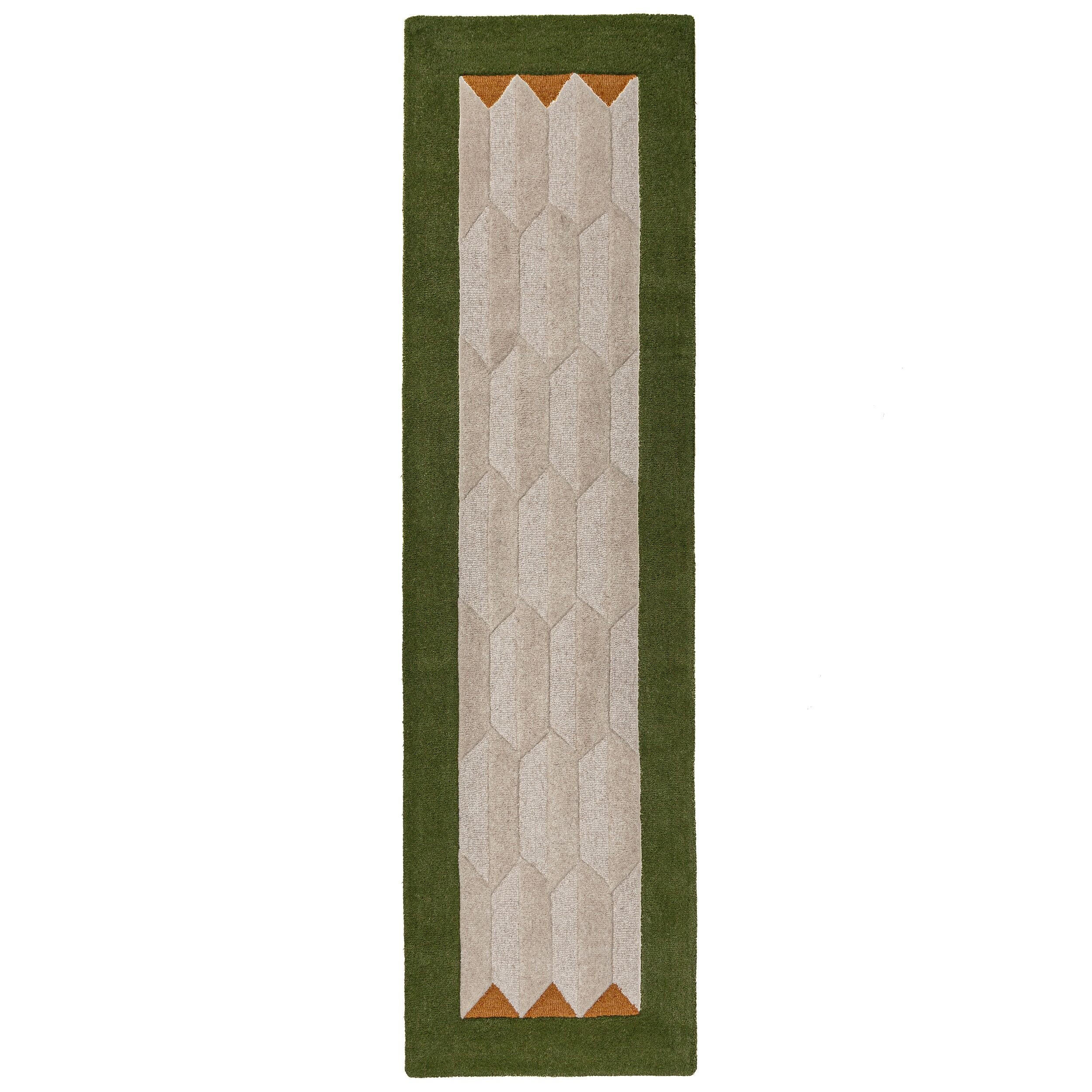 Kadima Design Teppichläufer Grün 60x230 cm